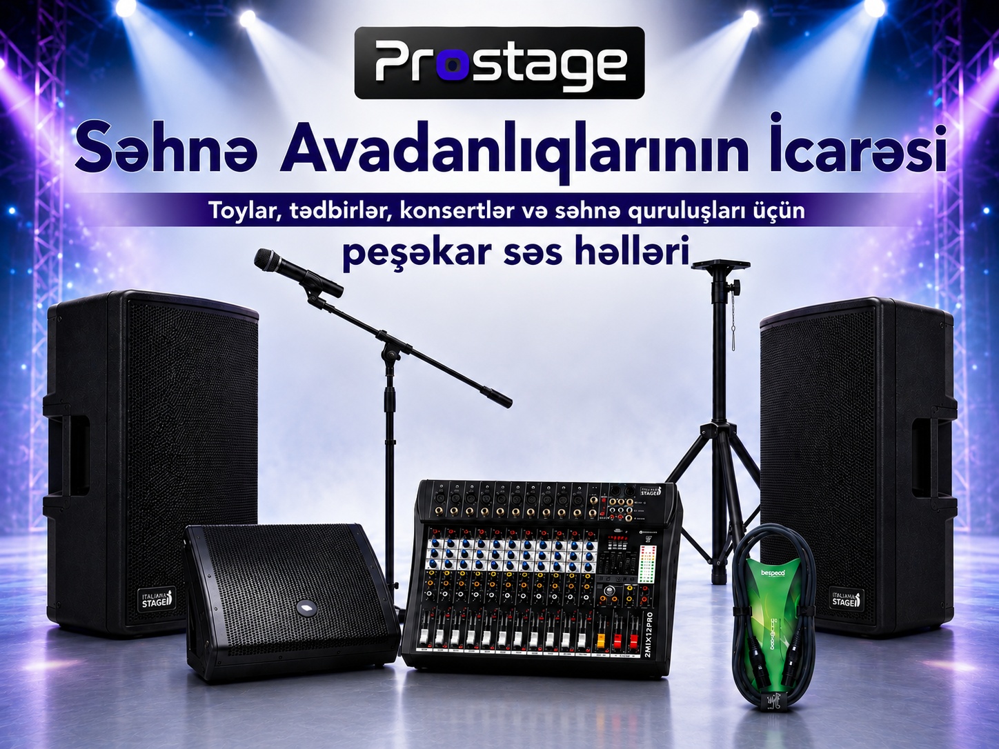 Səhnə Avadanlıqlarının İcarəsi